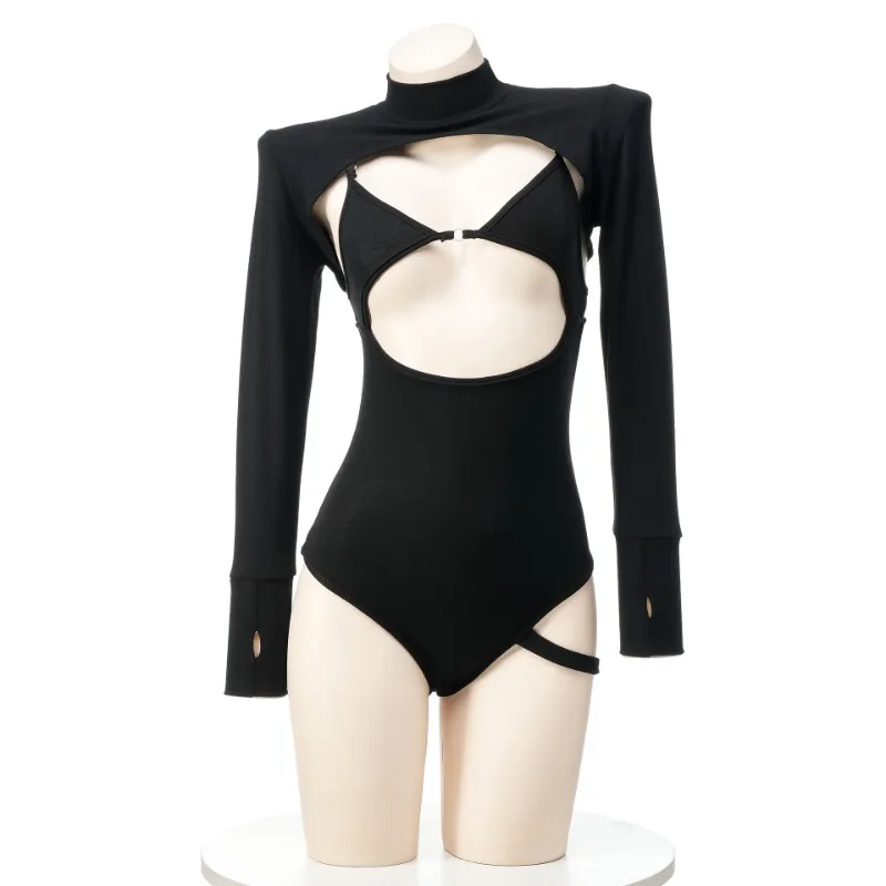 Romper Playsuit Women - 애니메이션 고딕 속이 빈 민소매 탱크