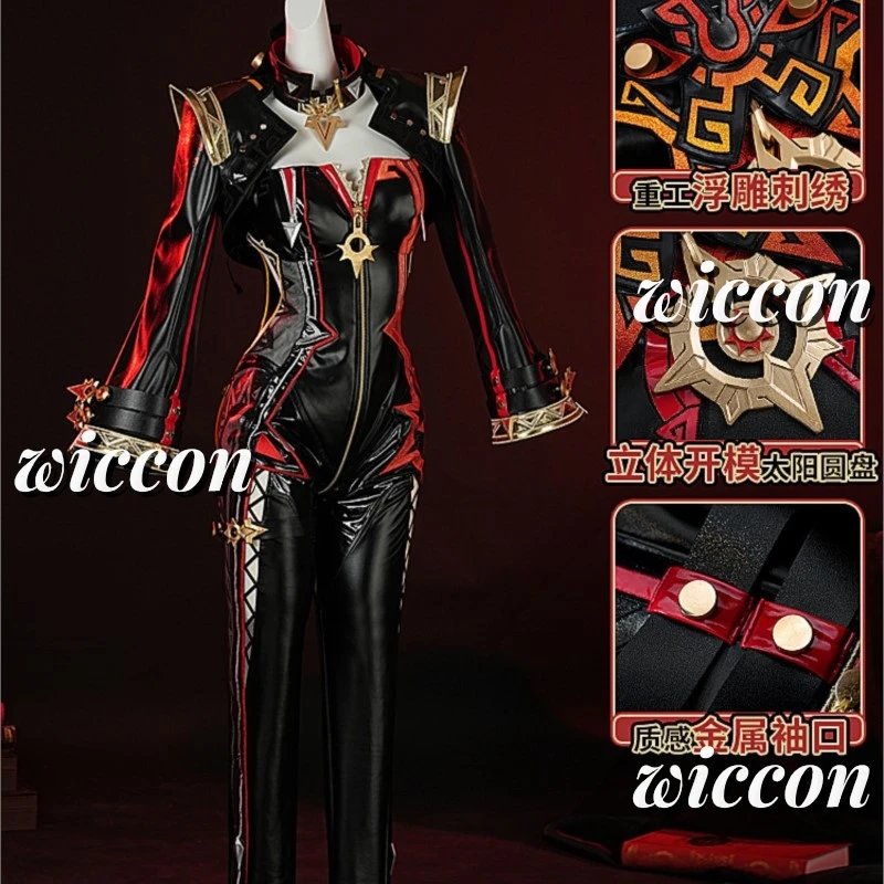 Romper Playsuit Women - CosplayGenshin Impact Mavuika 코스프레 의상 Pyro