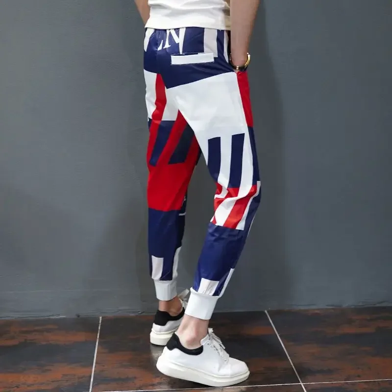 Summer Clothing Men 2025 - 슬림 핏 폴리에스터 남성 캐주얼 바지