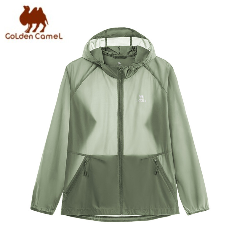 Yours Clothing Summer Jackets - GOLDEN CAMEL 태양 보호 의류 가벼운