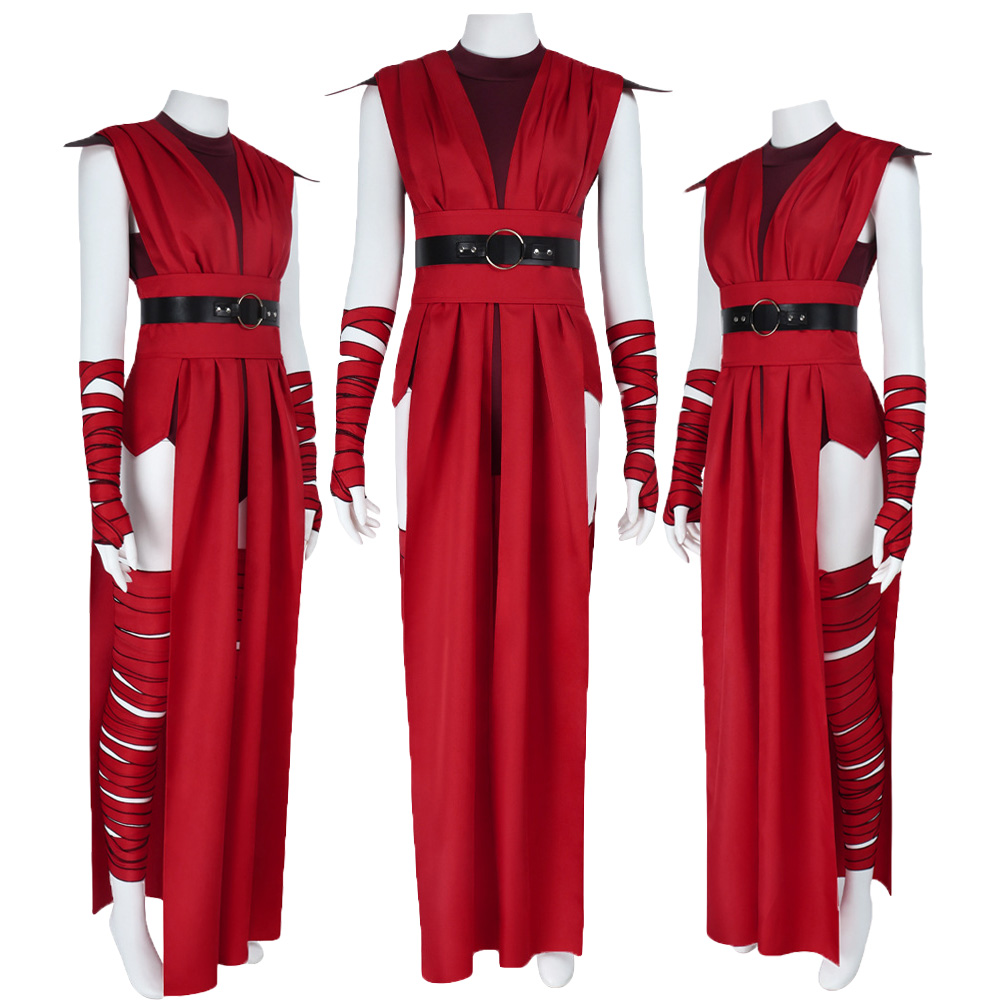 Romper Playsuit Women - Nightsisters Merrin 코스프레 의상 여성 레드