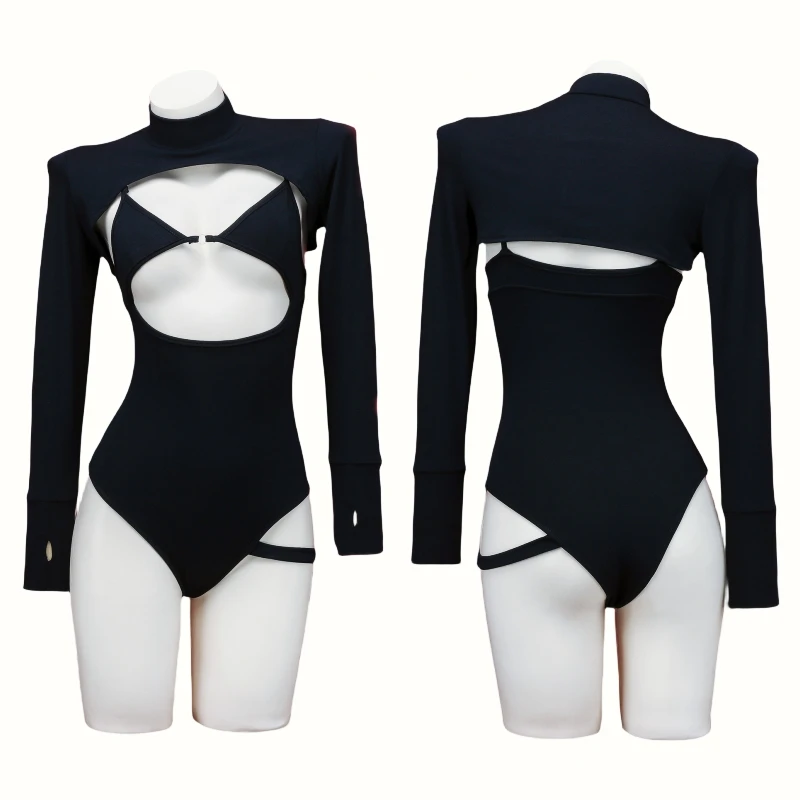 애니메이션 고딕 속이 빈 민소매 탱크 탑 여성용 바디  - Romper Playsuit Women 리뷰 및 가격