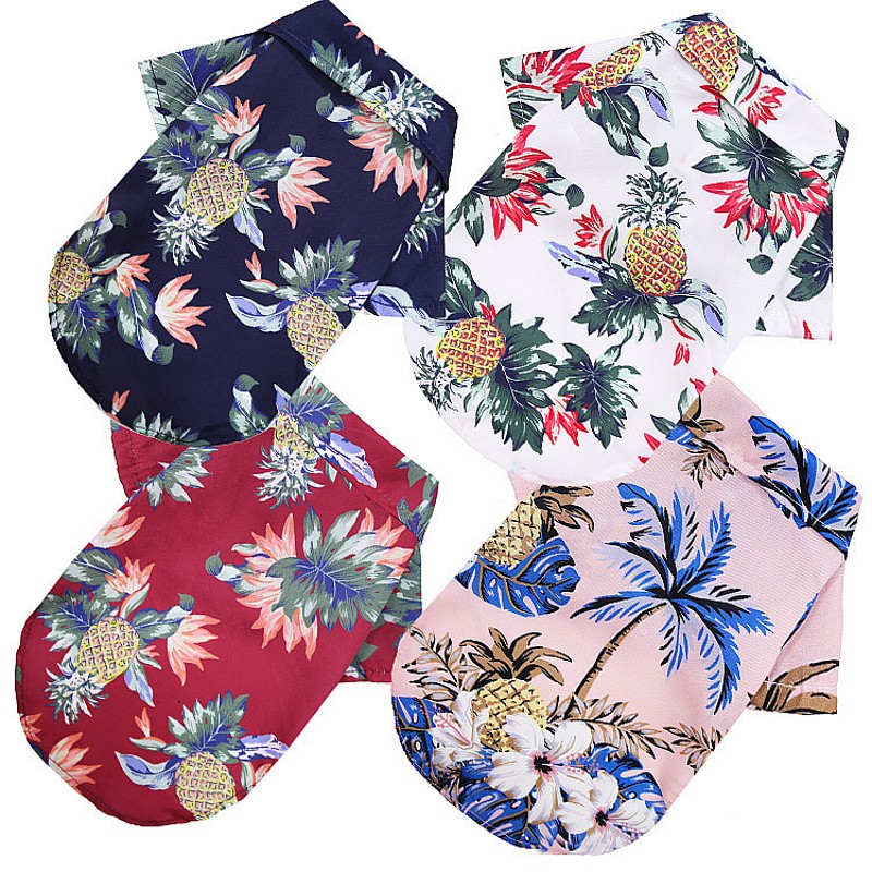 하와이안 비치 스타일 강아지 옷 강아지 티셔츠 여름 애 - Summer Dog Clothing 리뷰 및 가격