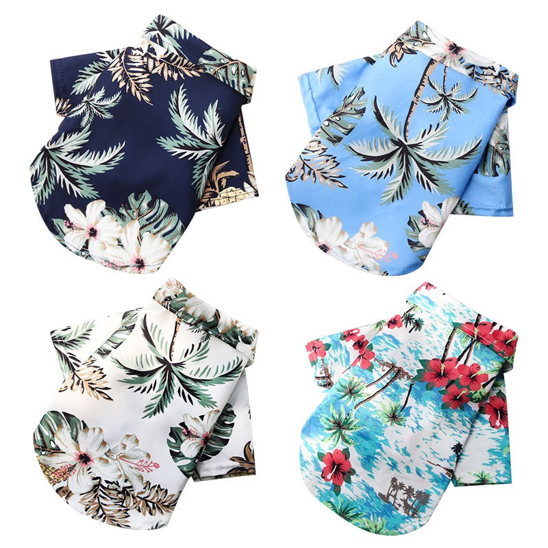 하와이안 비치 스타일 강아지 옷 강아지 티셔츠 여름 애 - Summer Dog Clothing 리뷰 및 가격
