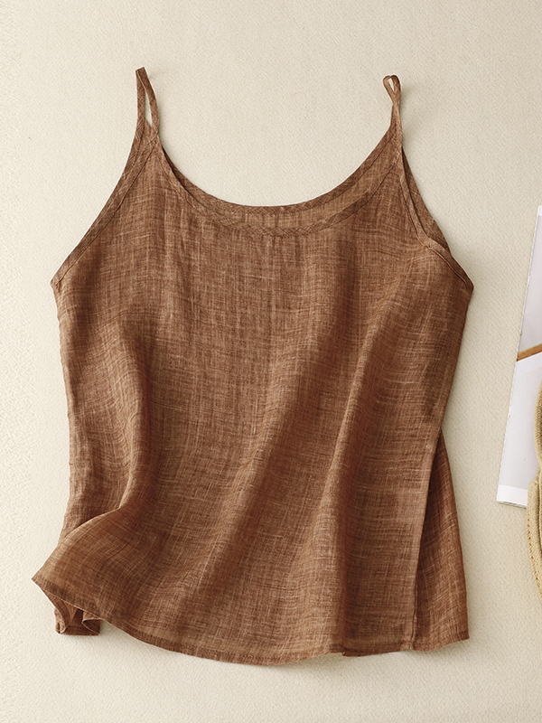슬리밍 리넨 크롭탑 여성 여름 얇은 컬러 베이스 레이어 - Crop Blouse Linen 리뷰 및 가격