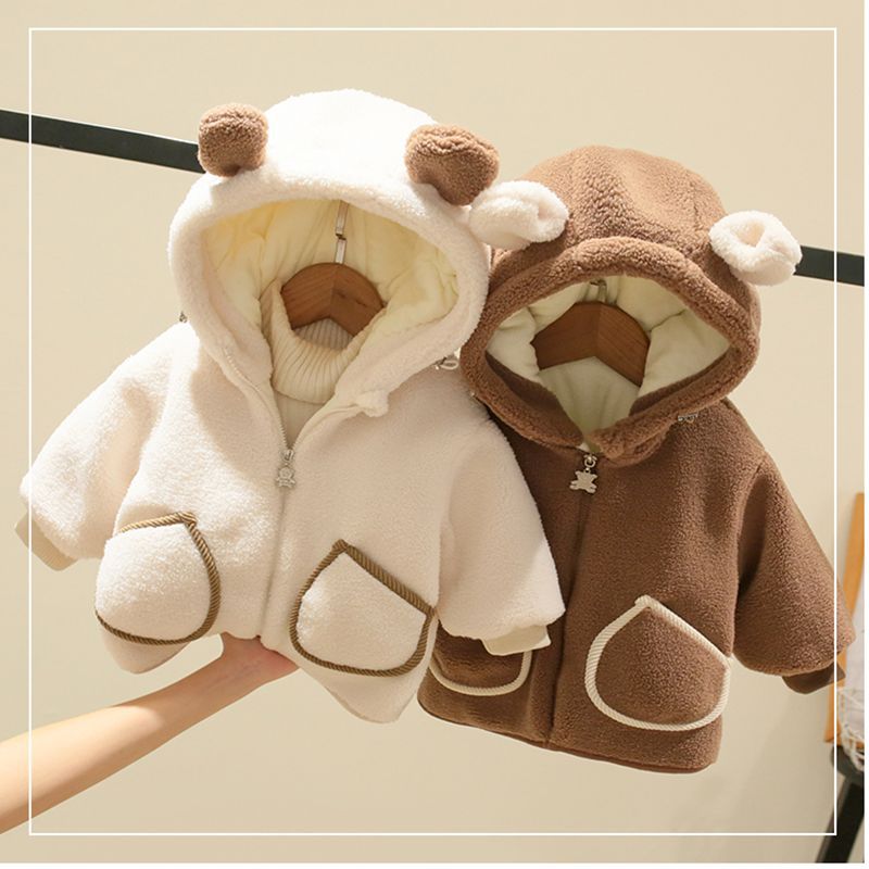 어린이 코트 소녀 겨울 의류 소년을위한 양털 코트 두꺼 - Yours Clothing Summer Jackets 리뷰 및 가격