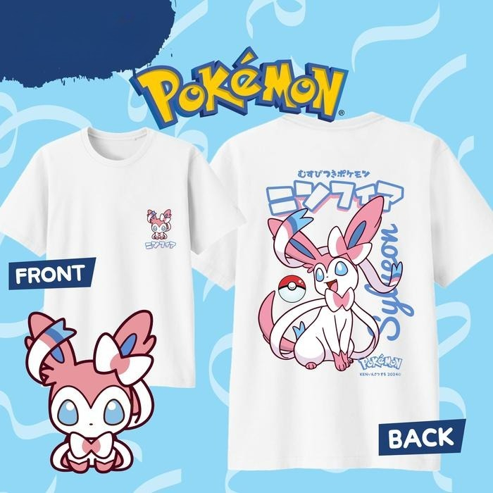 2025 여름 포켓몬 애니메이션 SYLVEON 100% - Summer Clothing Men 2025 리뷰 및 가격