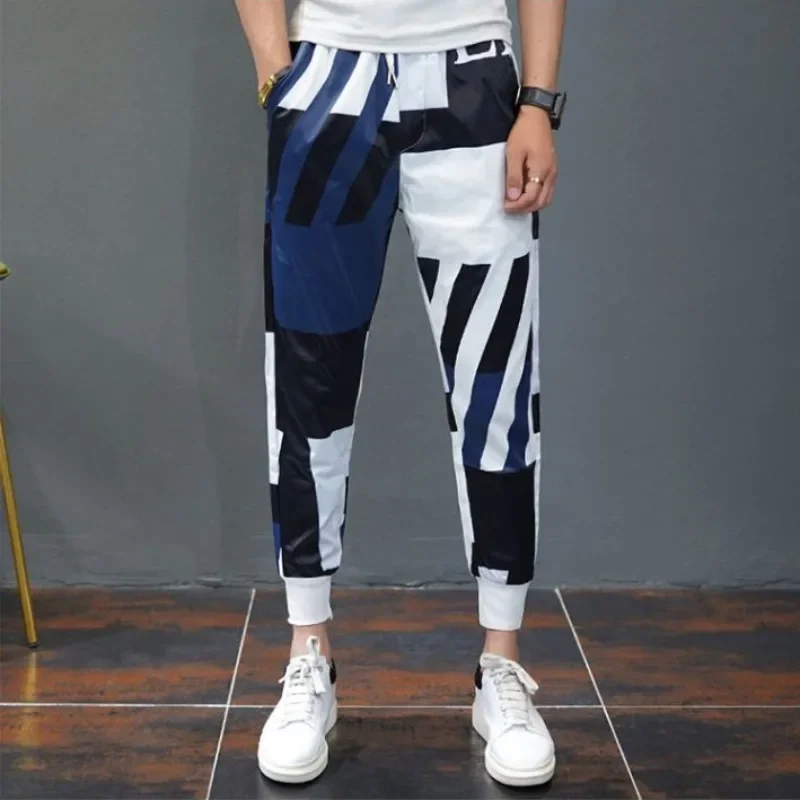 슬림 핏 폴리에스터 남성 캐주얼 바지 남성용 긴 바지  - Summer Clothing Men 2025 리뷰 및 가격