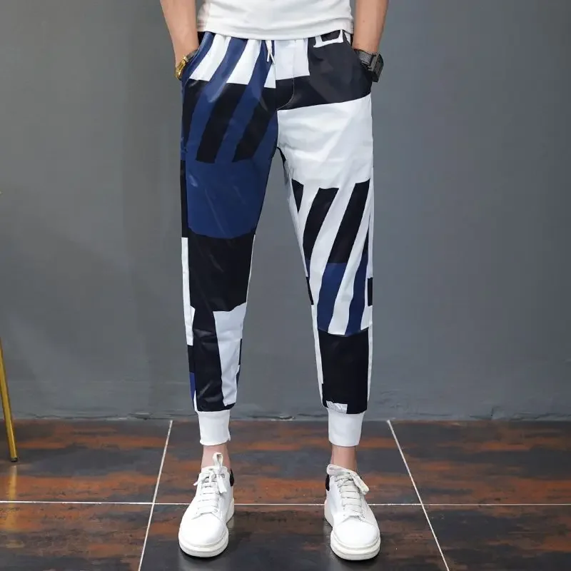 슬림 핏 폴리에스터 남성 캐주얼 바지 남성용 긴 바지  - Summer Clothing Men 2025 리뷰 및 가격