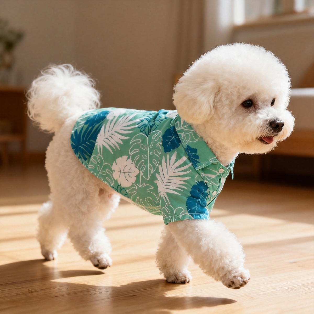 고양이 꽃무늬 셔츠, 가볍고 봄여름에 입기 좋은 정전기 - Summer Dog Clothing 리뷰 및 가격
