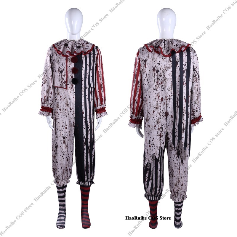 새로운 테리파이어 아트 클라운 조커 코스프레 의상 마스 - Romper Playsuit Women 리뷰 및 가격