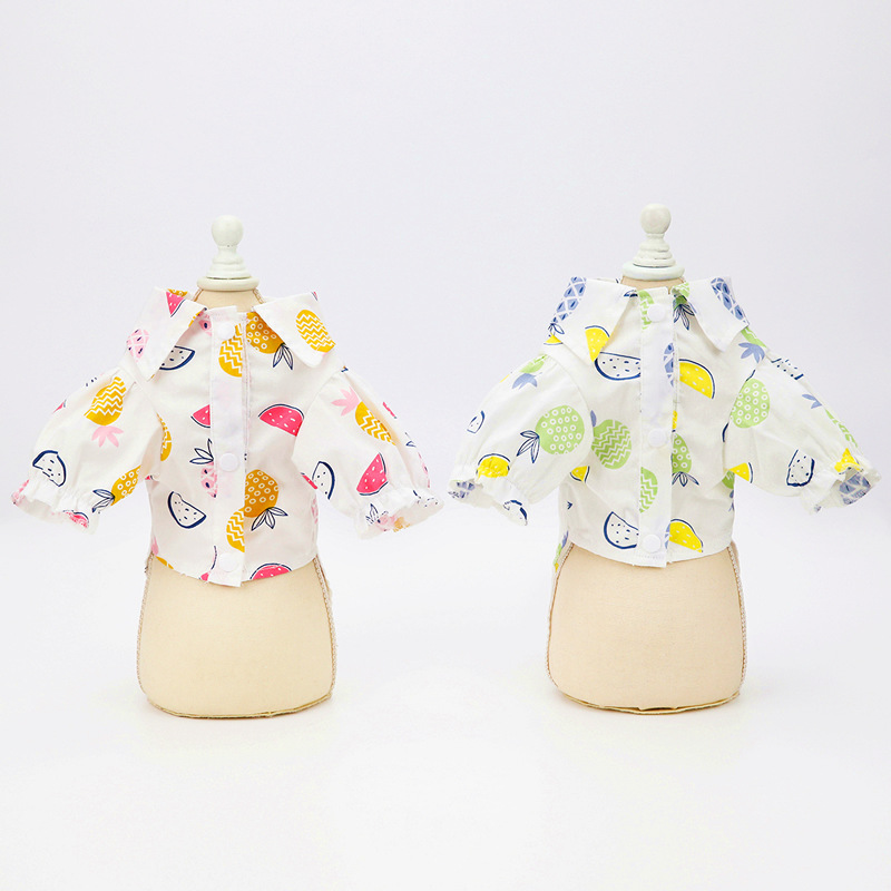 새로운 봄 여름 애완견 고양이 옷, 귀여운 파인애플 프 - Summer Dog Clothing 리뷰 및 가격